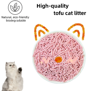 Food Grade Materials Kitty Cat Cleaning Sand Tofu Litter Easy Clean / High-Quality Tofu Cat Litter