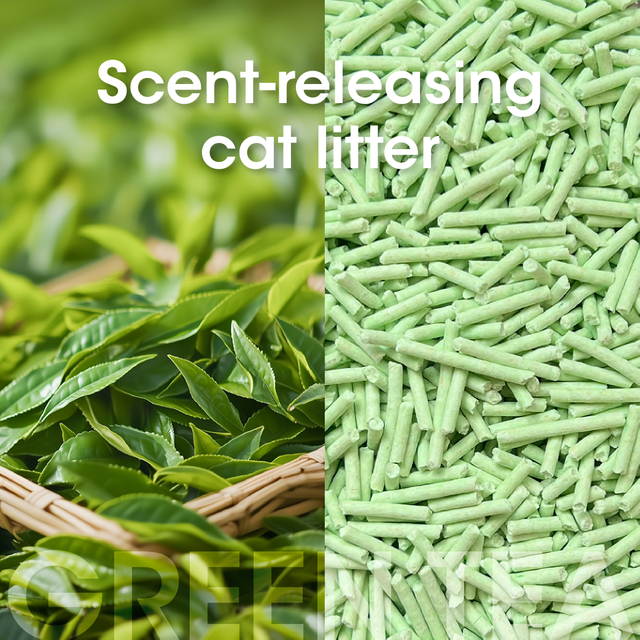 Highly absorbent cat litter, not easily scattered, easy to clean, strong deodorization, customizable cat litter.