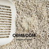 Custom processed deodorizinghighly absorbent soy cat litter