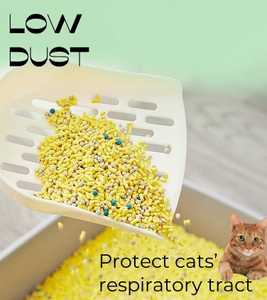 Corn Cat Litter, Mixed Cat Litter, Corn Bentonite Mixed Cat Litter, Rapid Water Absorption, Tightly Clumping, Low Stickiness To The Bottom.