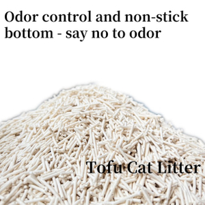 Tofu Cat Litter Clumps, Absorbs Water, Dissolvable Tofu Sand, Low Dust, Customizable