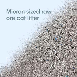 Quick-Absorbing Mineral Cat Litter, Tightly Clumped, Less Prone to Scattering, Easy-to-Clean Mineral Sand.