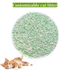 Natural Biodegradable Cat Litter, Powerful Deodorizing Cat Litter, Low Dust To Protect Cat’s Respiratory Tract, Can Be Flushed Down The Toilet Worry-free.