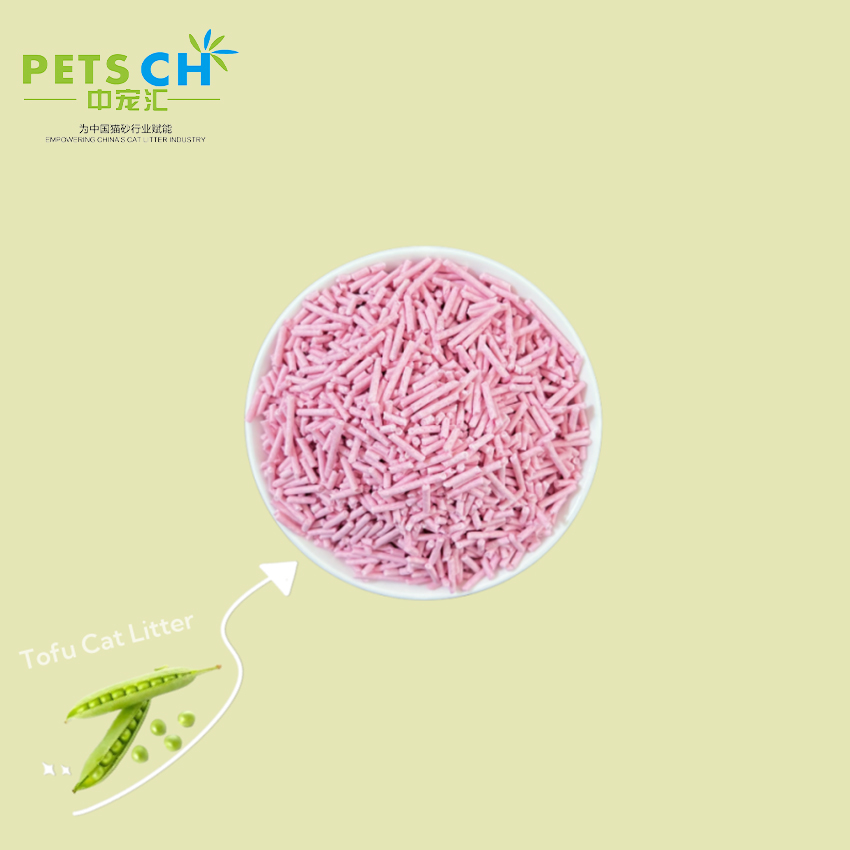 Colorful Peach Cat Litter With Peach Fragrance OEM Wholesale Customization