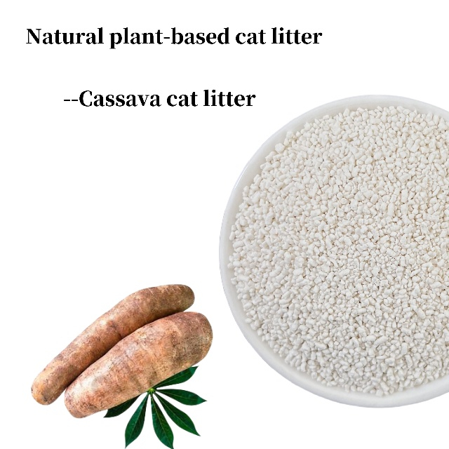 Low Dust, Quick Clumping Tapioca Cat Litter, Easy to Clean, Does Not Stick to The Bottom, and Is Not Easily Scattered.