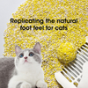 Yellow and white short-grained cat litter, absorbs water quickly, clumps tightly, saves more litter, and is a high-quality tofu cat litter with strong deodorization.