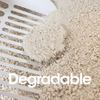 Low Dust, Quick Clumping Tapioca Cat Litter, Easy to Clean, Does Not Stick to The Bottom, and Is Not Easily Scattered.