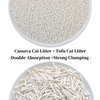 Low Dust, Quick Clumping Tapioca Cat Litter, Easy to Clean, Does Not Stick to The Bottom, and Is Not Easily Scattered.