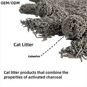 High-Quality, Strong Deodorizing, Flushable Factory Customizable Active Carbon Cat Litter of the Same Specification